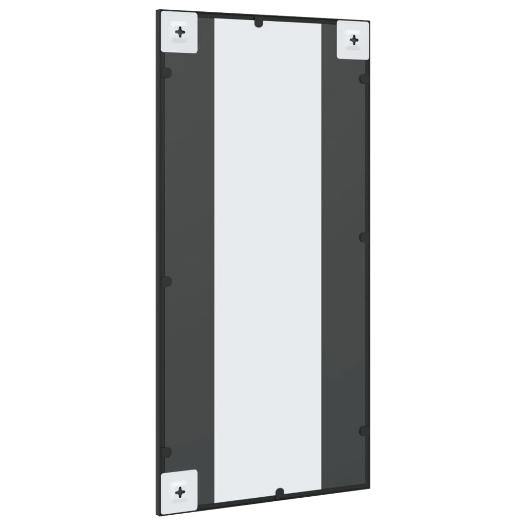 Veggspeil Svart 40x80 cm rektangel jern