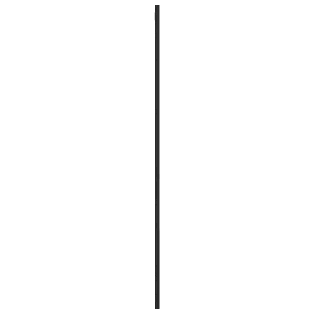 Veggspeil Svart 50x100 cm rektangel jern