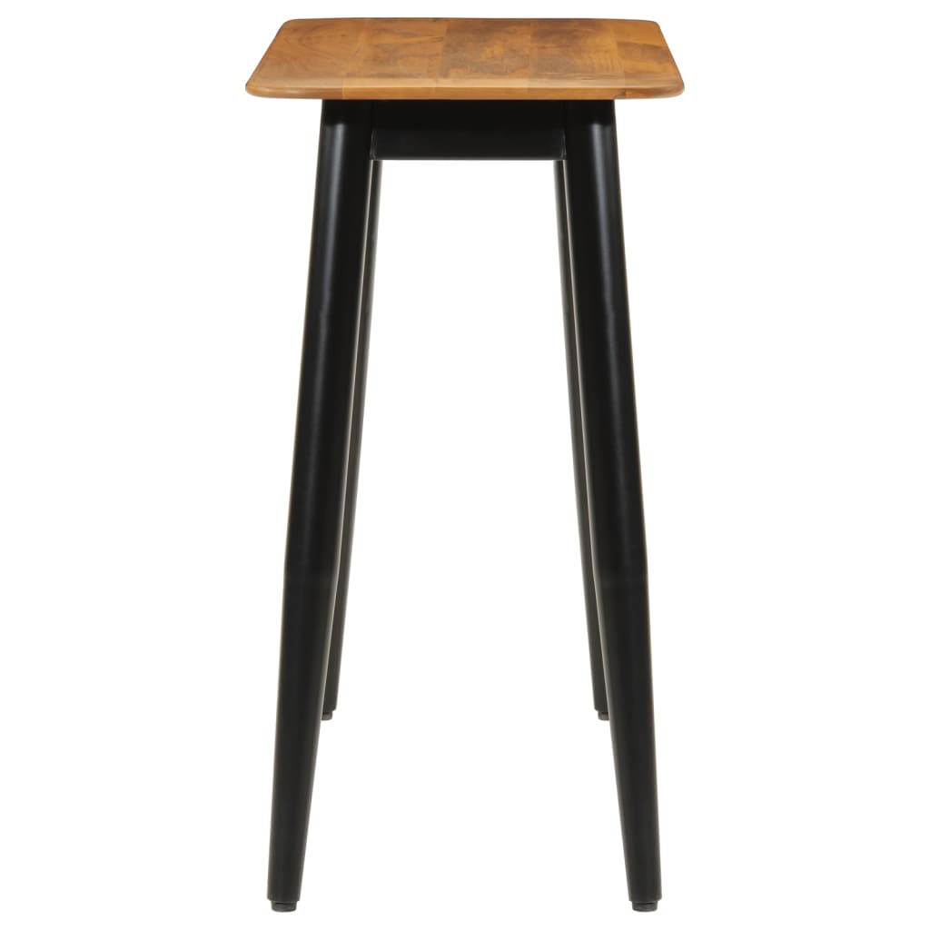 Avlastningsbord Konsollbord Tre 110x40x76 cm heltre mango og jern
