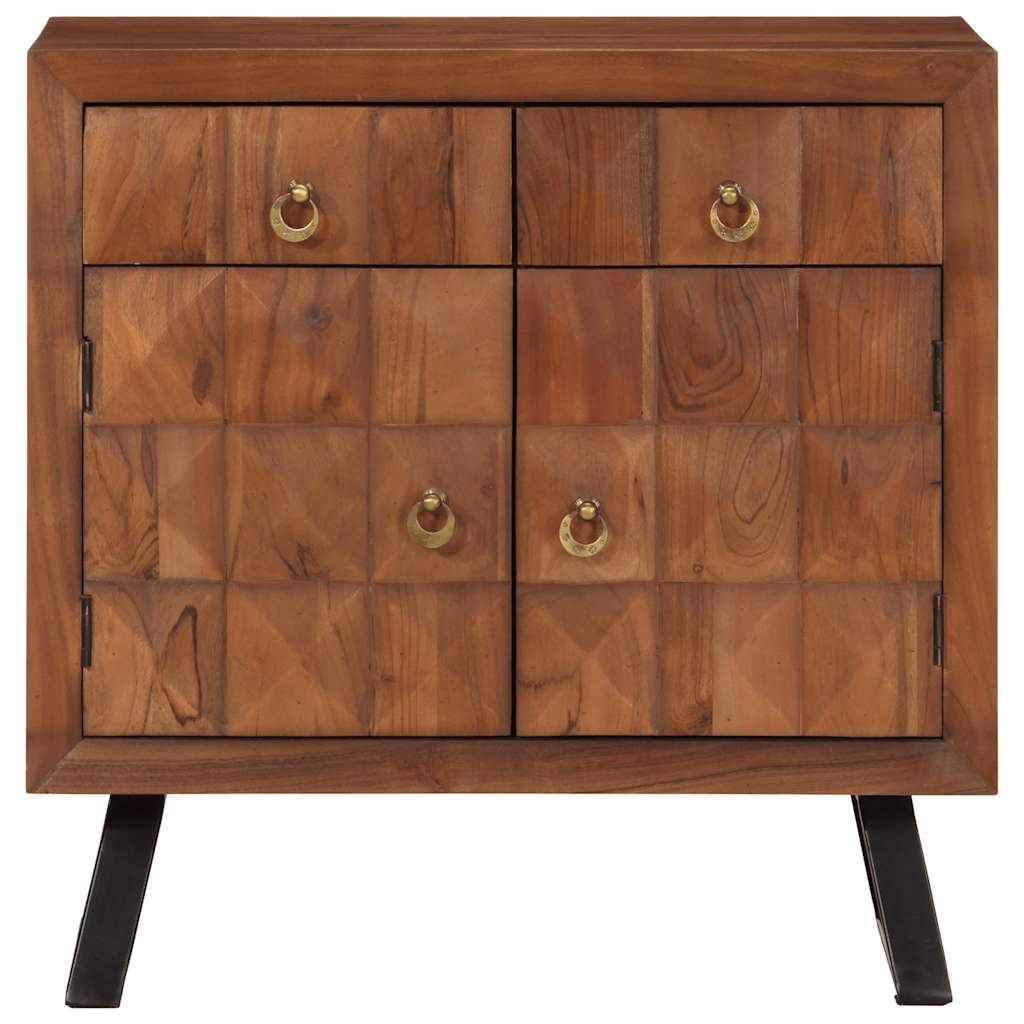 Kommode Honningbrun 70x35x70 cm heltre akasie
