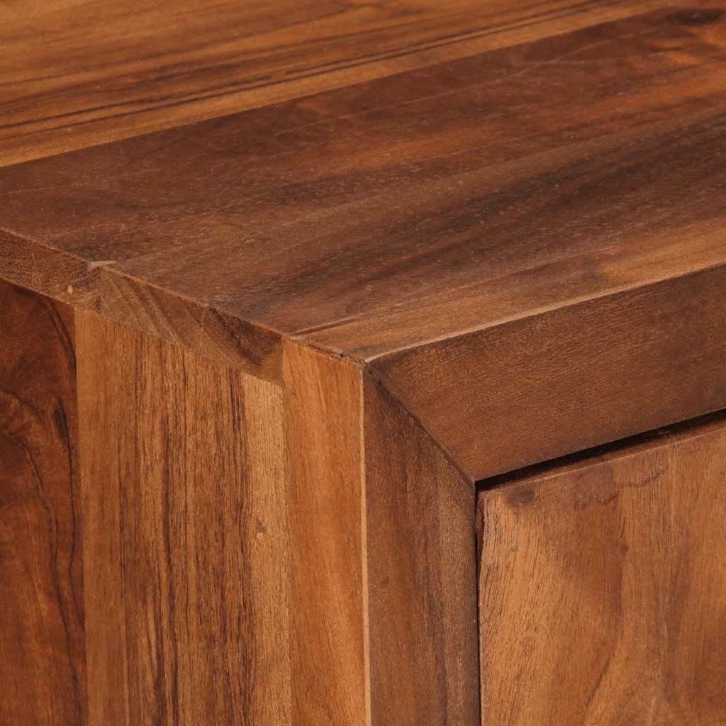 Kommode Honningbrun 70x35x70 cm heltre akasie