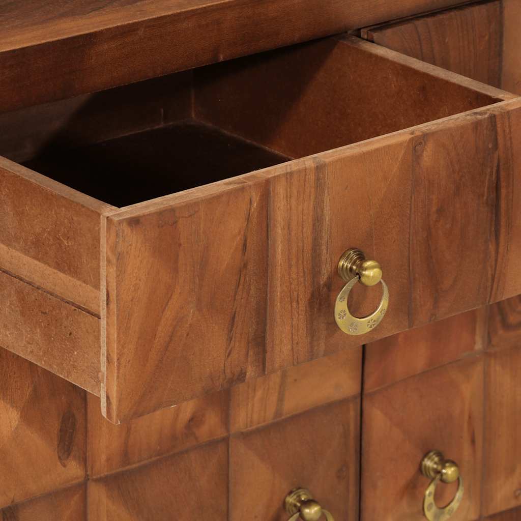 Kommode Honningbrun 70x35x70 cm heltre akasie
