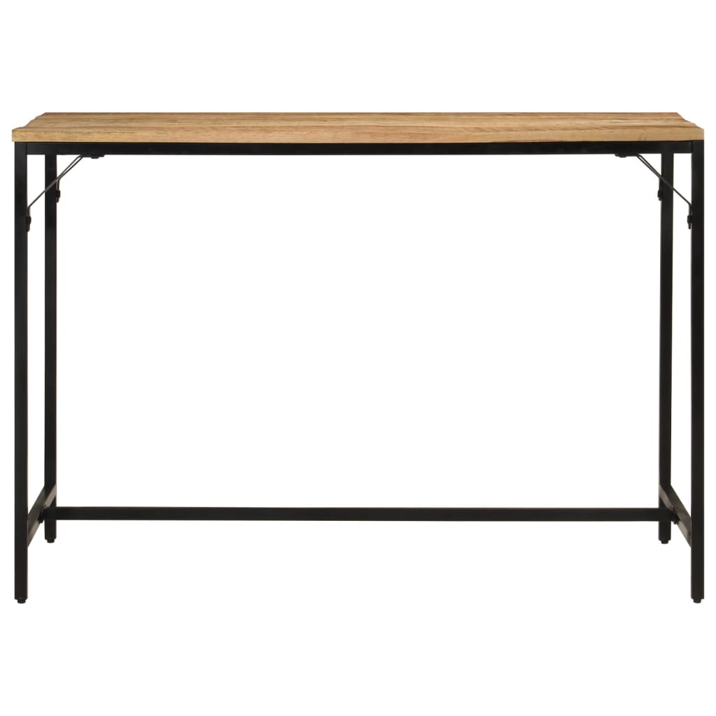 Spisebord Kjøkkenbord Tre 110x55x75 cm grovt heltre mangotre og jern