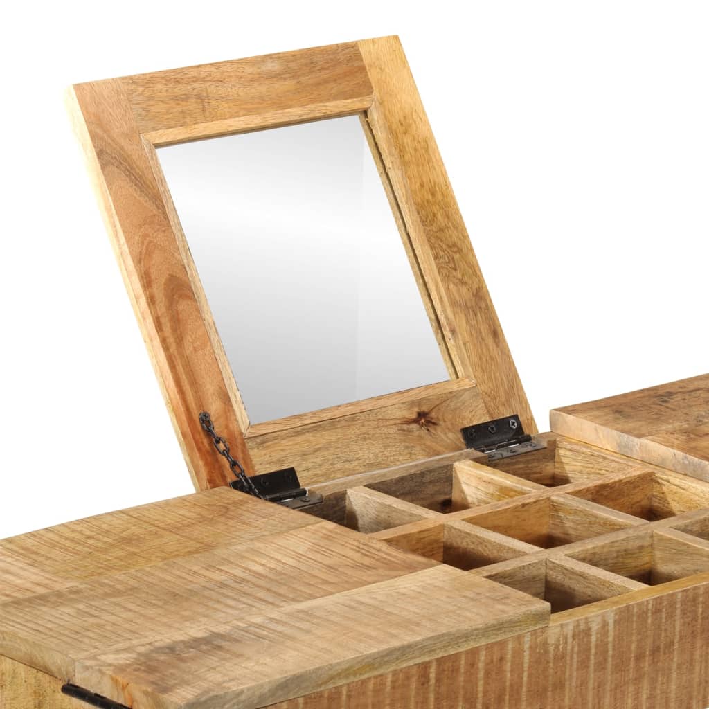 Sminkebord Tre 105x35x75 cm grovt heltre mangotre