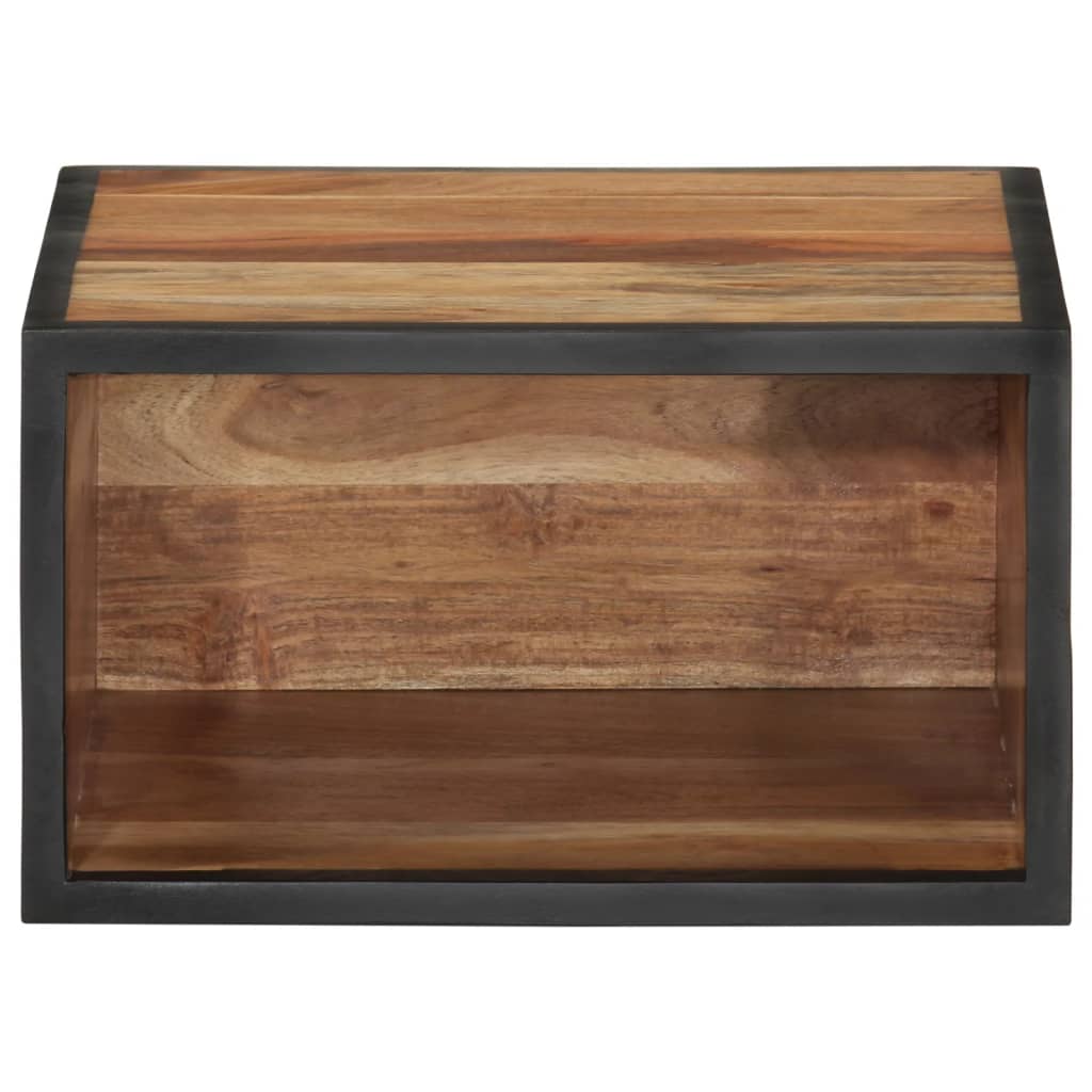 Nattbord Sengbord Tre Veggmontert 35x35x20 cm heltre akasie