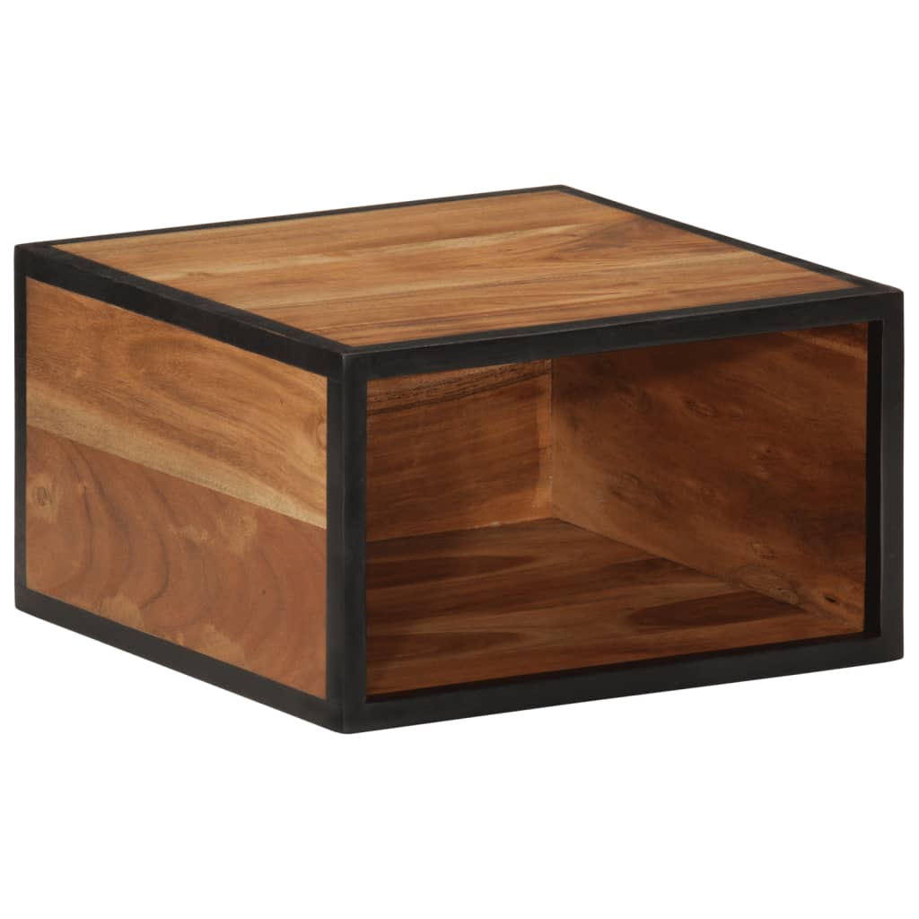 Nattbord Sengbord Tre Veggmontert 35x35x20 cm heltre akasie