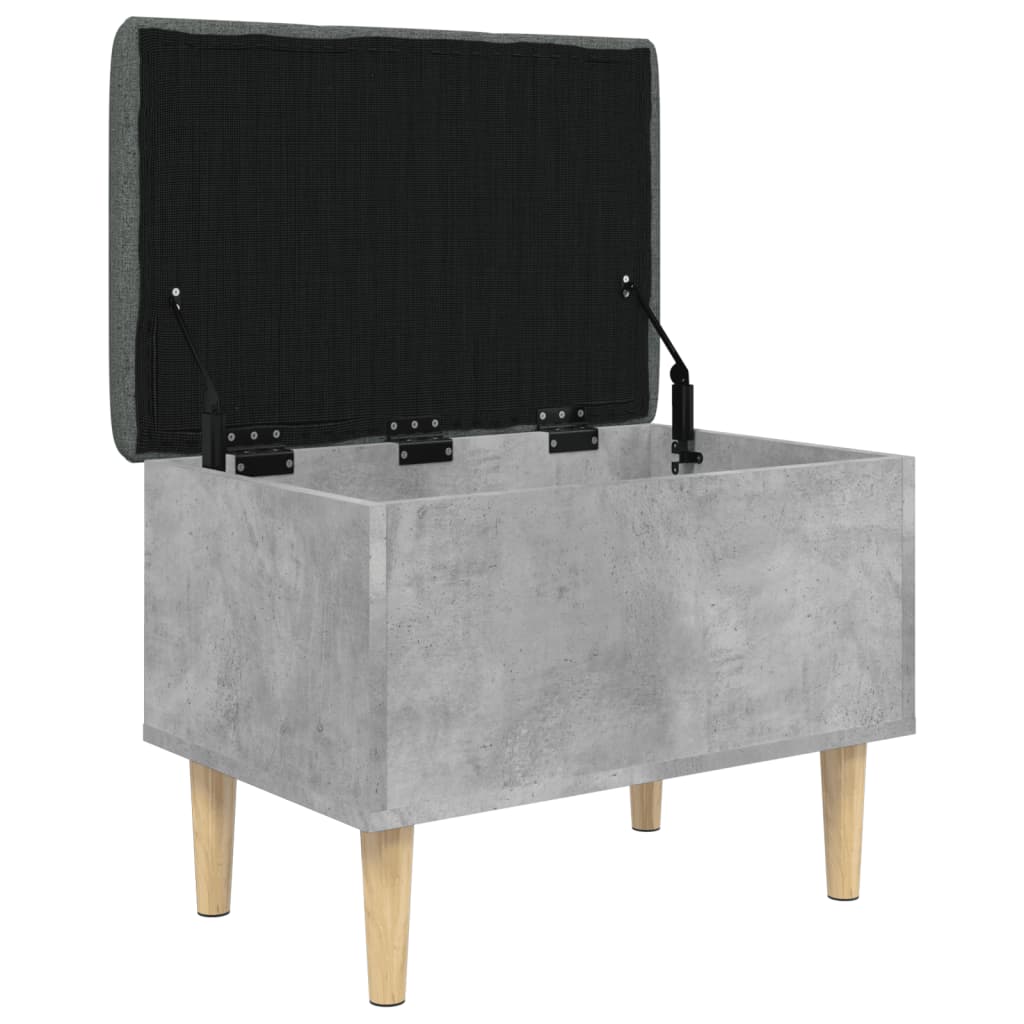 Skoskap Skohylle Skobenk Betonggrå 62x42x46 cmr