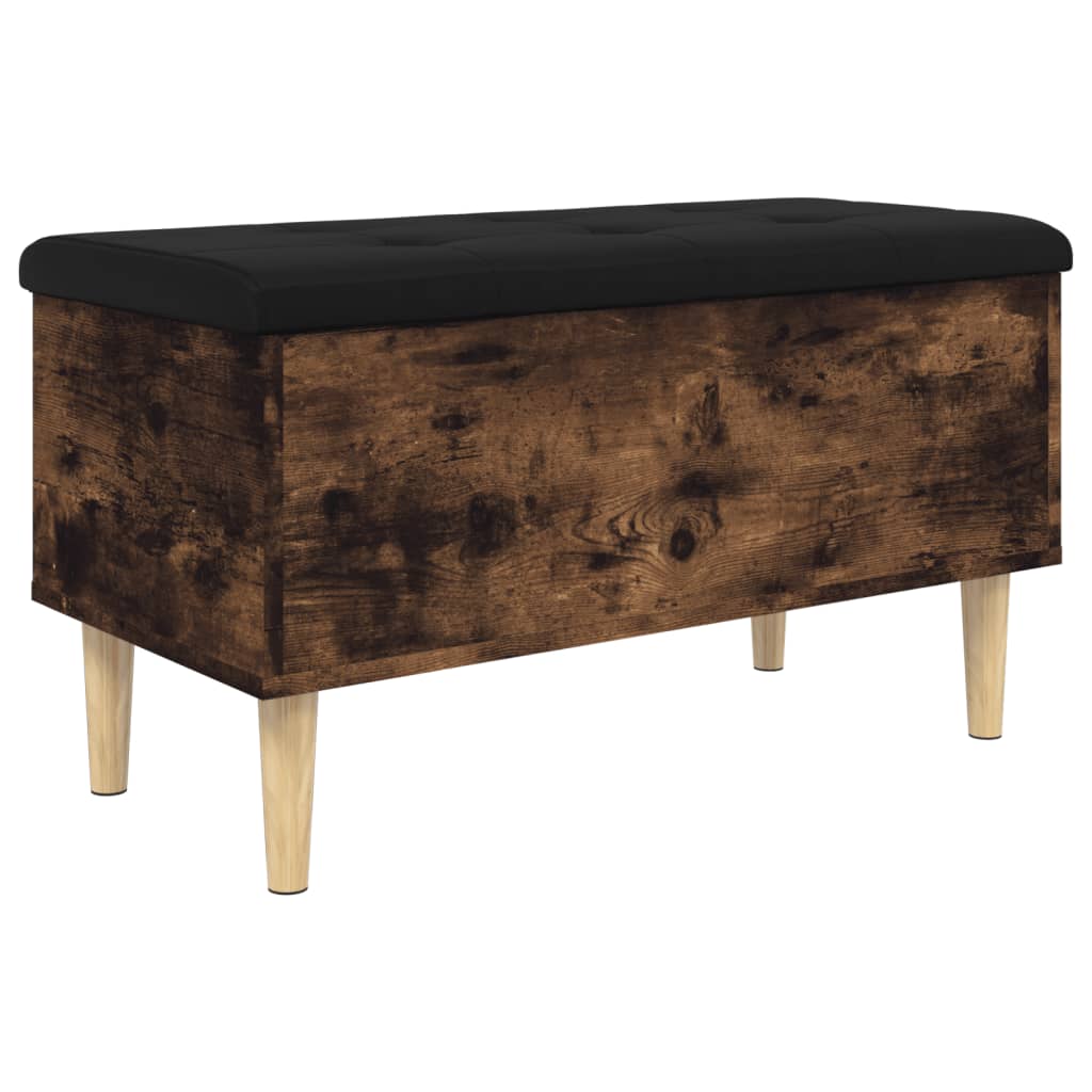 Oppbevaringsbenk Røyk Eik 82x42x46 cm