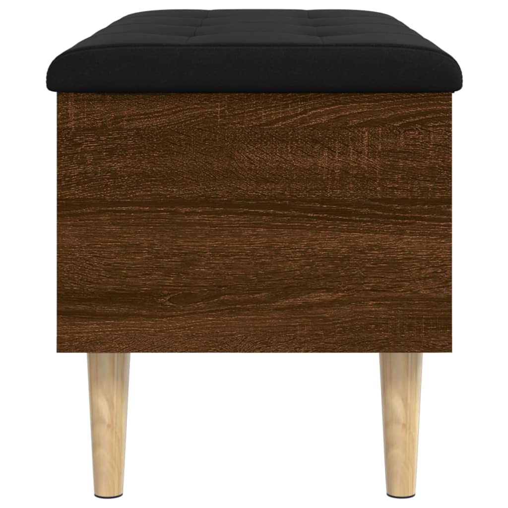 Oppbevaringsbenk Brun Eik 82x42x46 cm