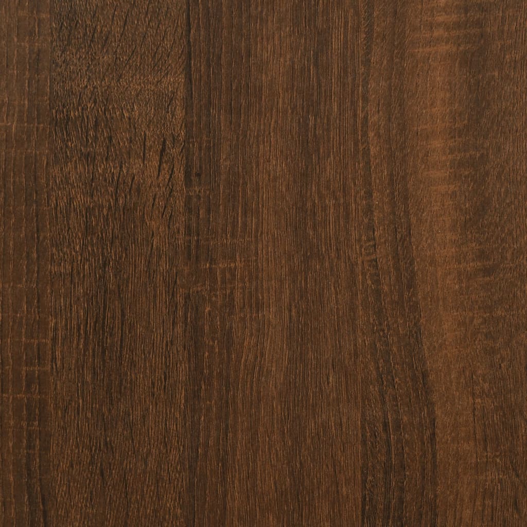 Oppbevaringsbenk Brun Eik 82x42x46 cm