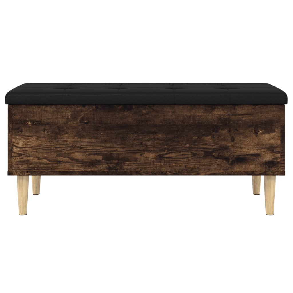 Oppbevaringsbenk Røyk Eik 102x42x46 cm