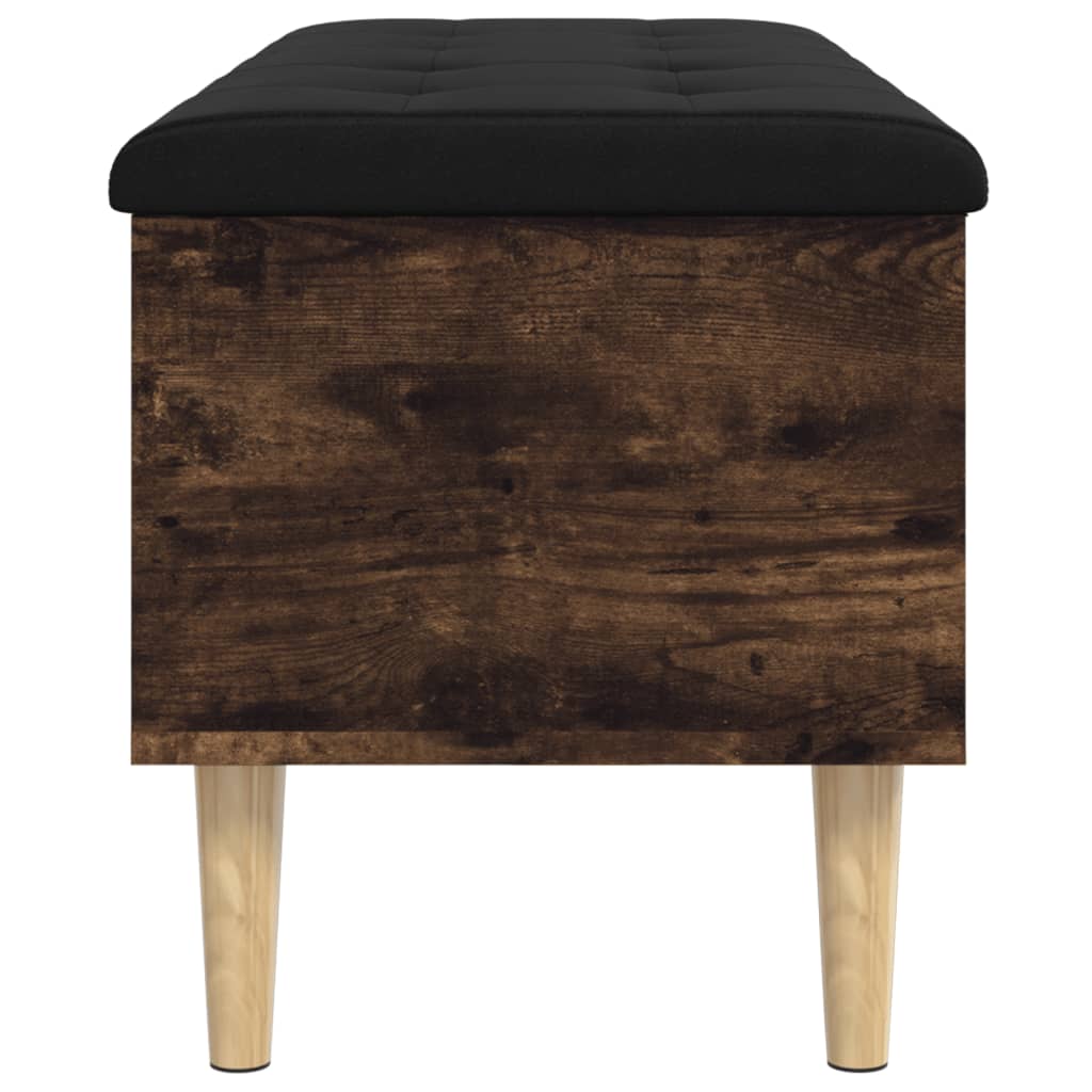 Oppbevaringsbenk Røyk Eik 102x42x46 cm