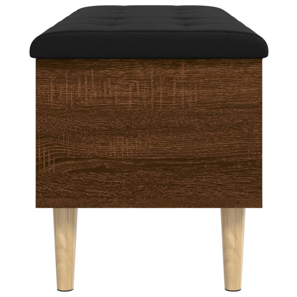 Oppbevaringsbenk Brun Eik 102x42x46 cm