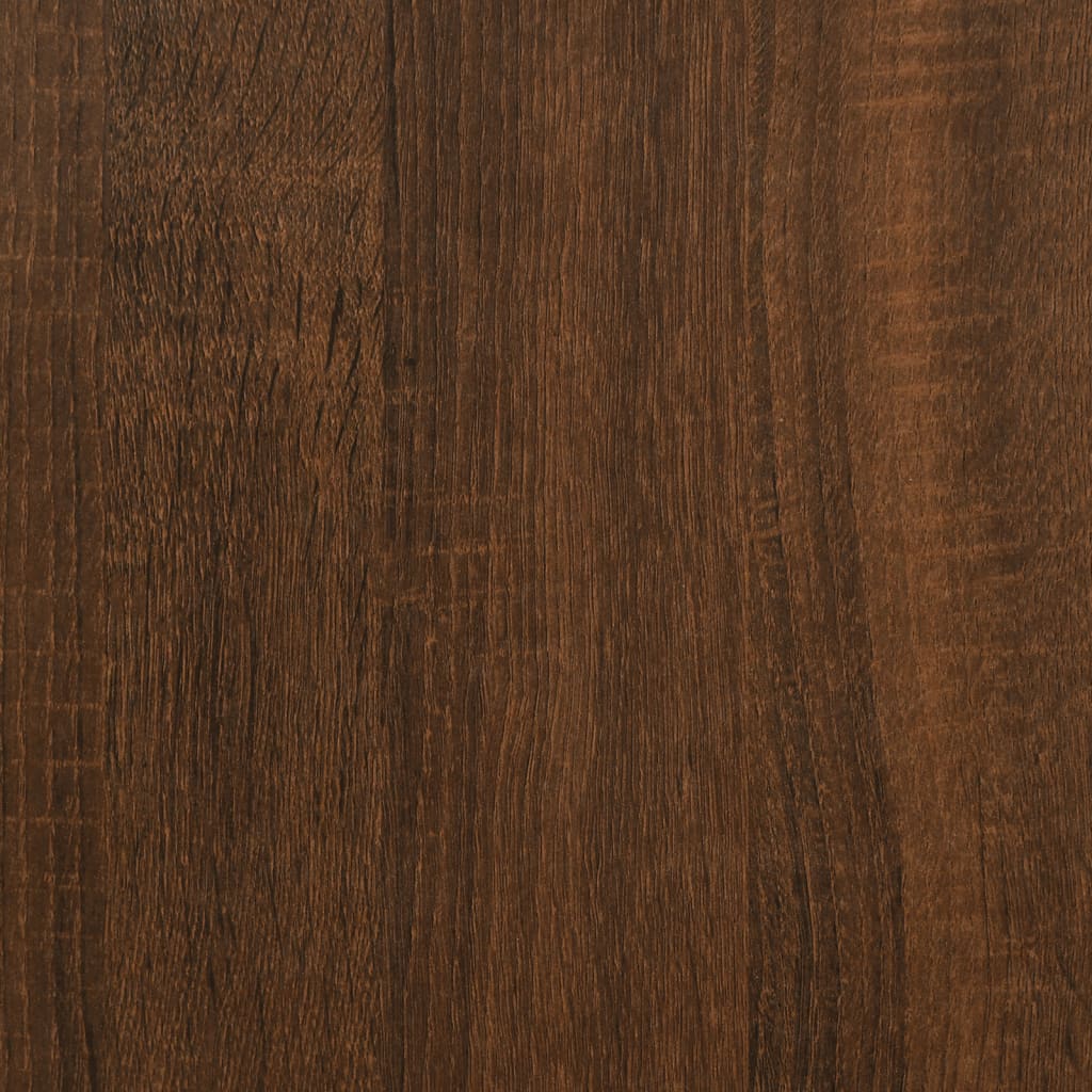 Oppbevaringsbenk Brun Eik 102x42x46 cm