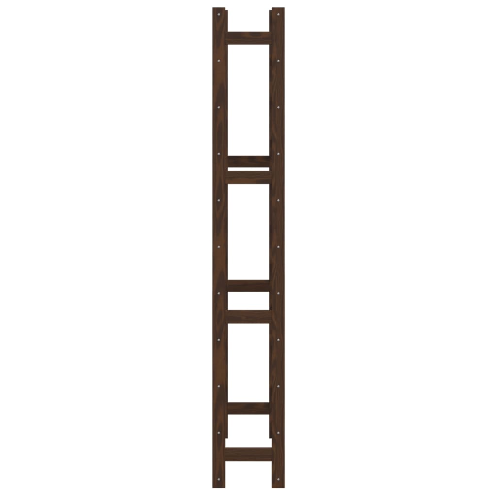 Vinstativ for 77 flasker brun heltre furu