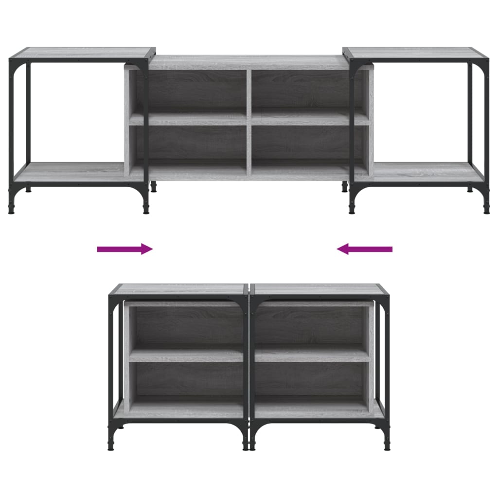 TV-Møbel Sonoma Grå TV-benk 153x37x50 cm