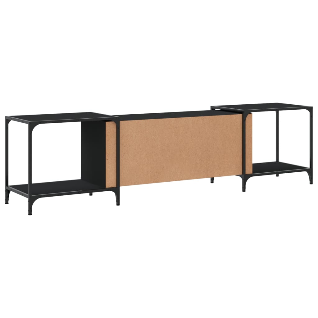 TV-Møbel Svart TV-benk 203x37x50 cm