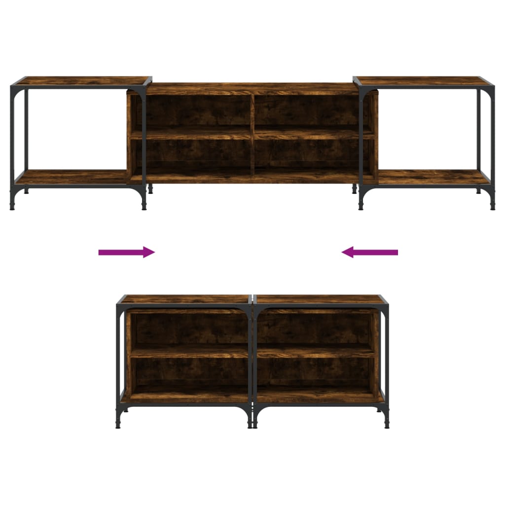 TV-Møbel Røkt EikTV-benk 203x37x50 cm