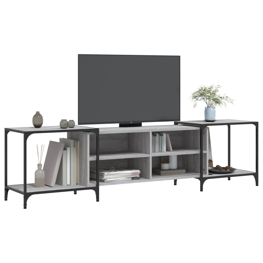 TV-Møbel Sonoma Grå TV-benk 203x37x50 cm