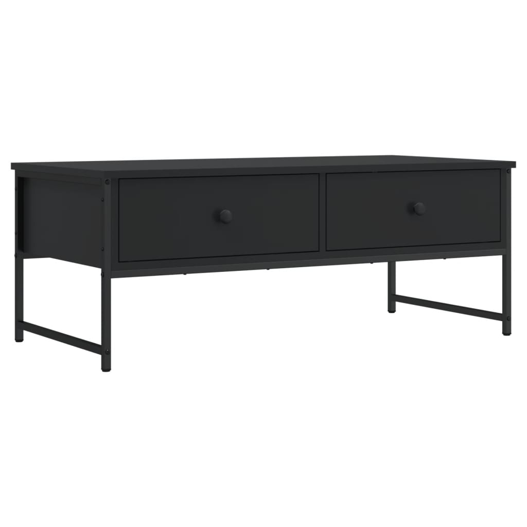 Salongbord Sofabord Svart 101x49x39,5 cm