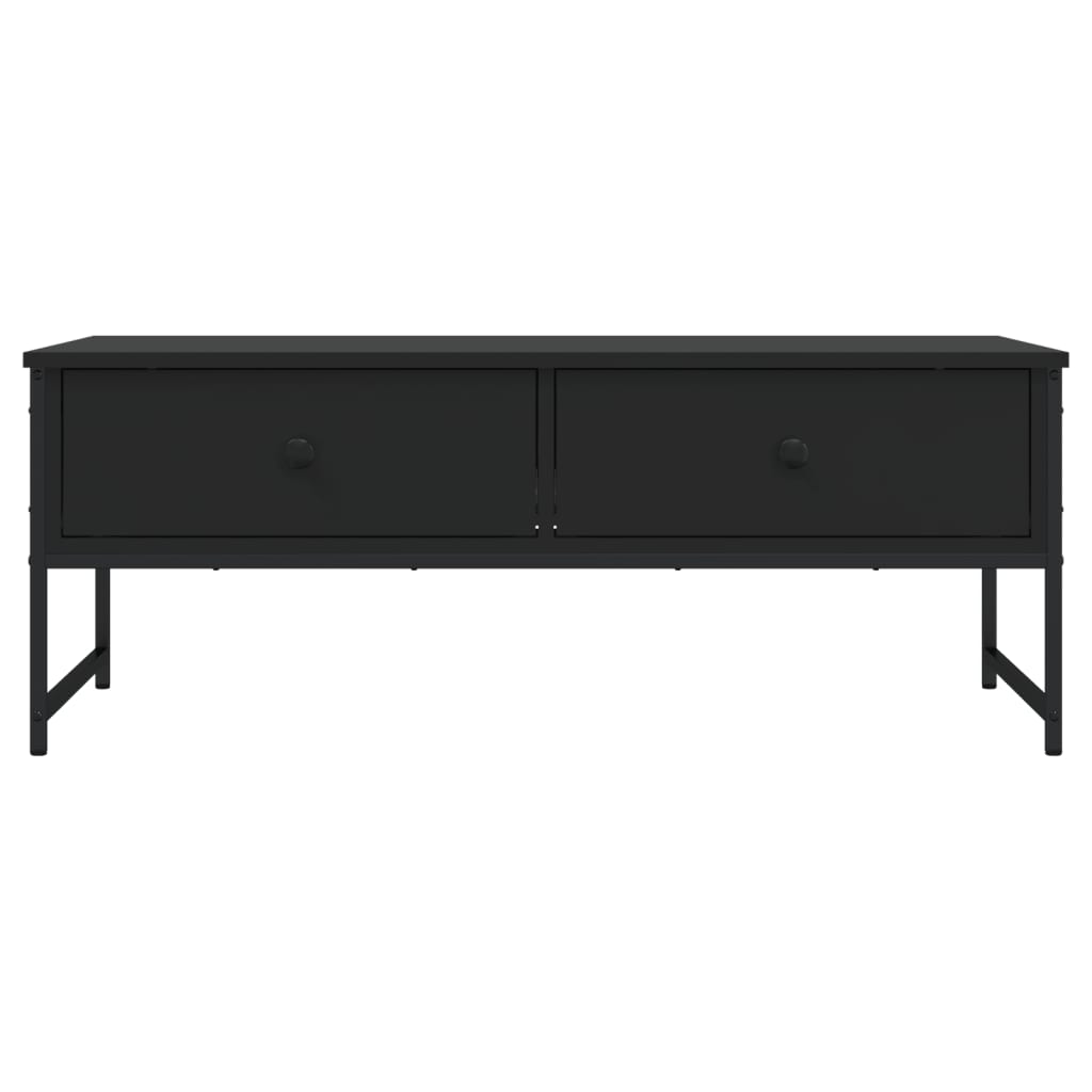 Salongbord Sofabord Svart 101x49x39,5 cm