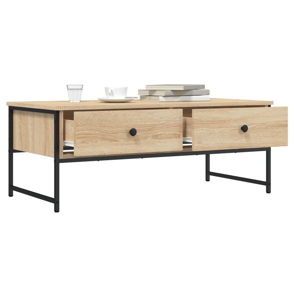 Salongbord Sofabord Sonoma Eik 101x49x39,5 cm