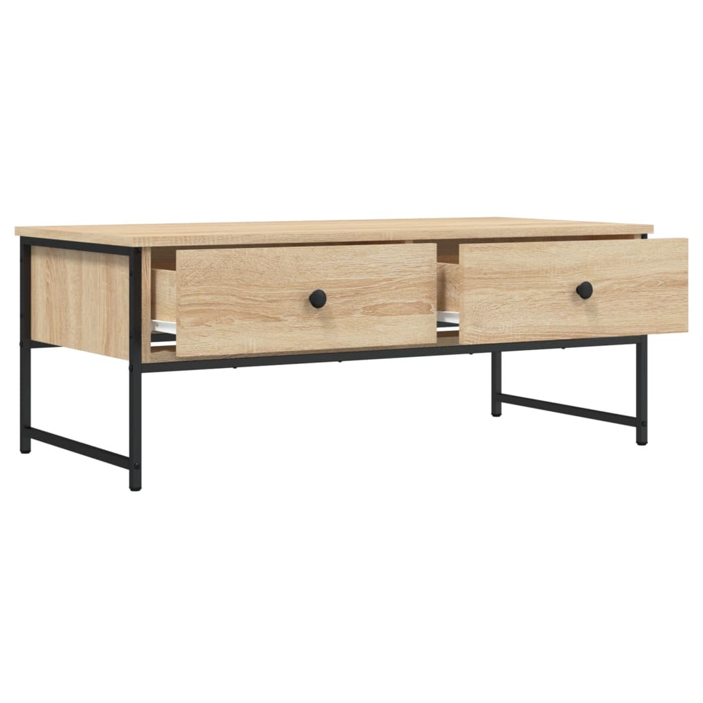 Salongbord Sofabord Sonoma Eik 101x49x39,5 cm