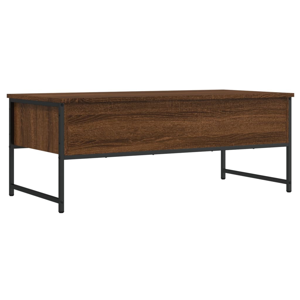 Salongbord Sofabord Brun Eik 101x49x39,5 cm