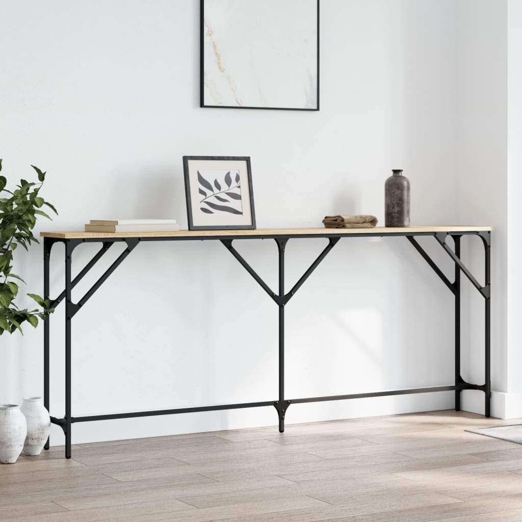 Avlastningsbord Konsollbord Sonoma Eik 180x23x75 cm