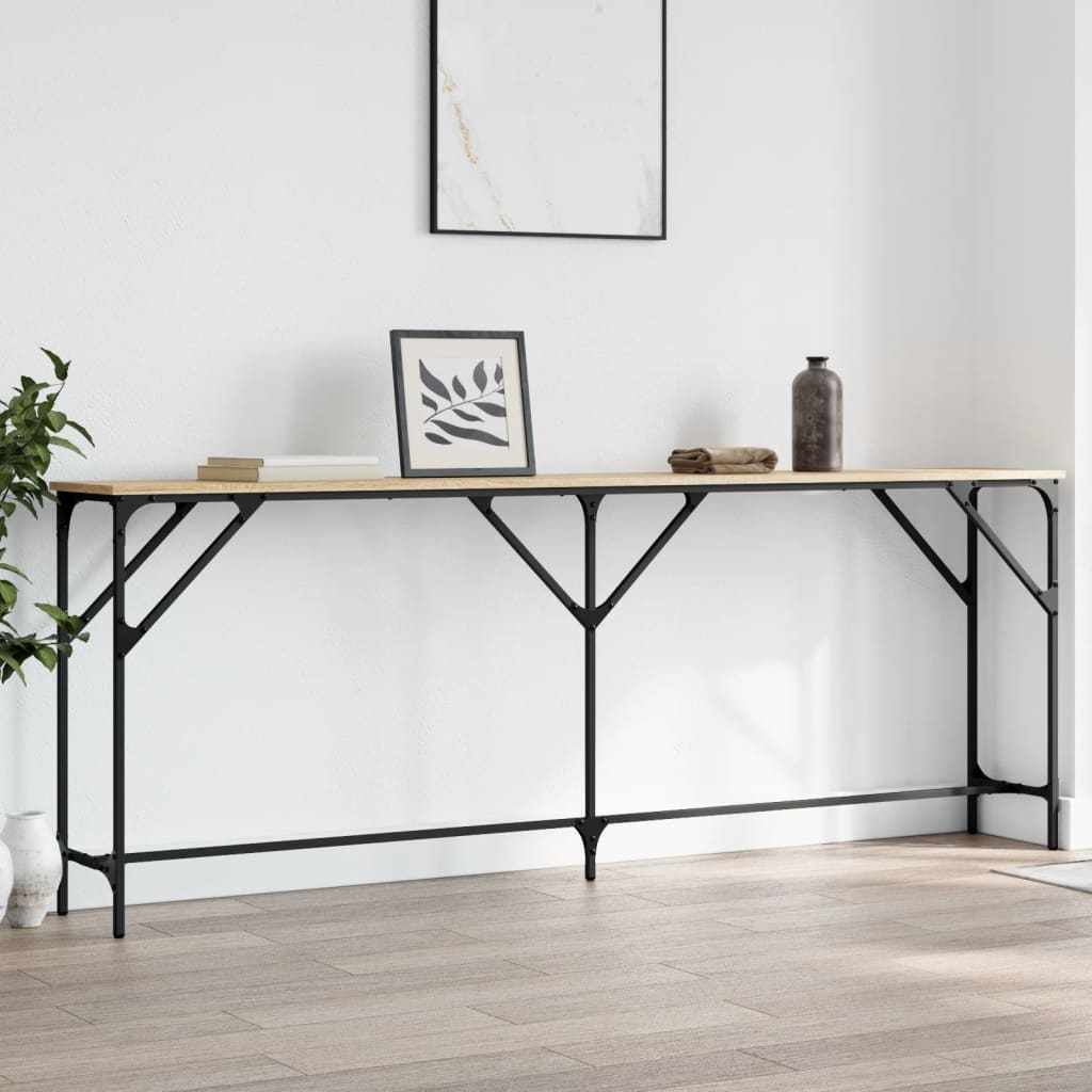 Avlastningsbord Konsollbord Sonoma Eik 200x29x75 cm