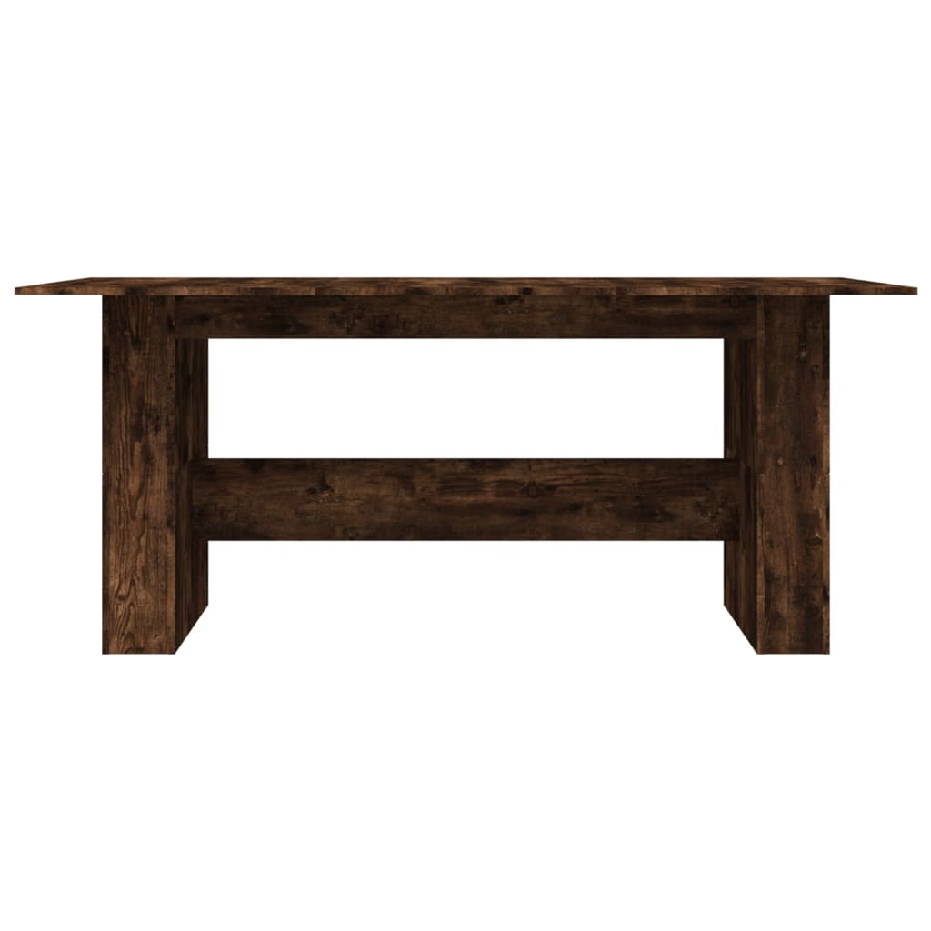 Spisebord røkt eik 180x90x76 cm konstruert tre