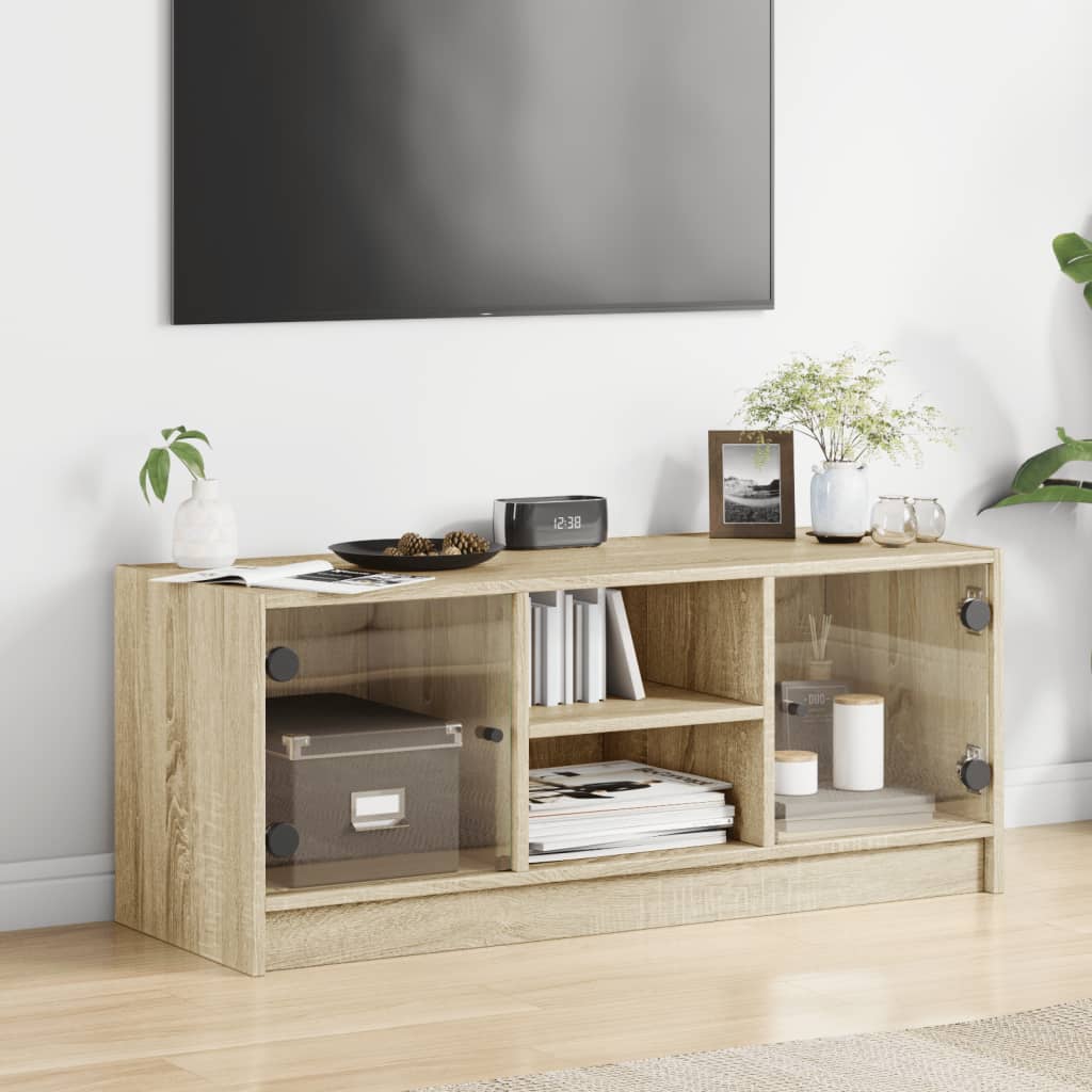 TV-Møbel Sonoma Eik TV-benk med dør 102x37x42 cm