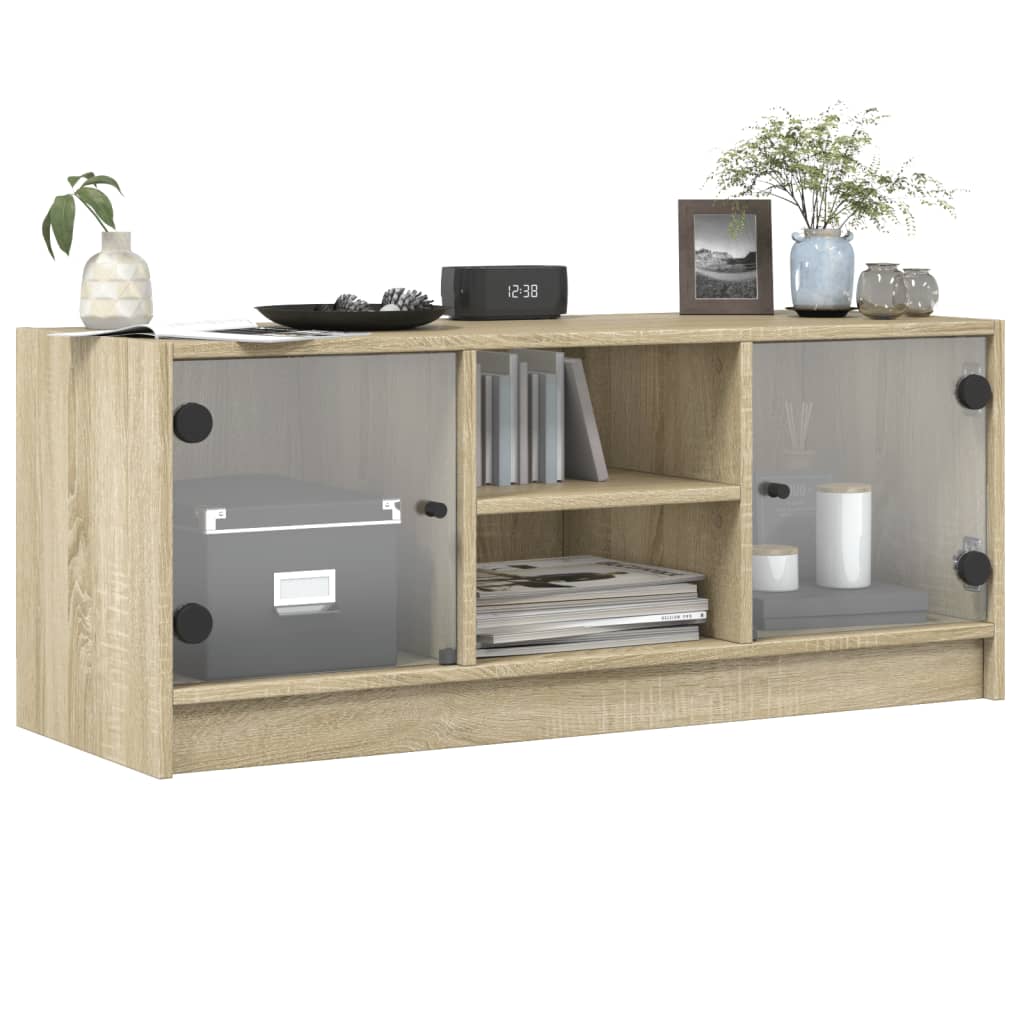 TV-Møbel Sonoma Eik TV-benk med dør 102x37x42 cm