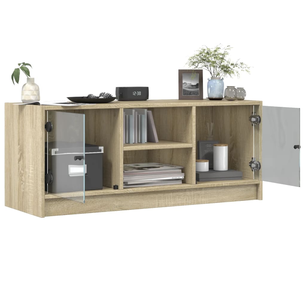 TV-Møbel Sonoma Eik TV-benk med dør 102x37x42 cm