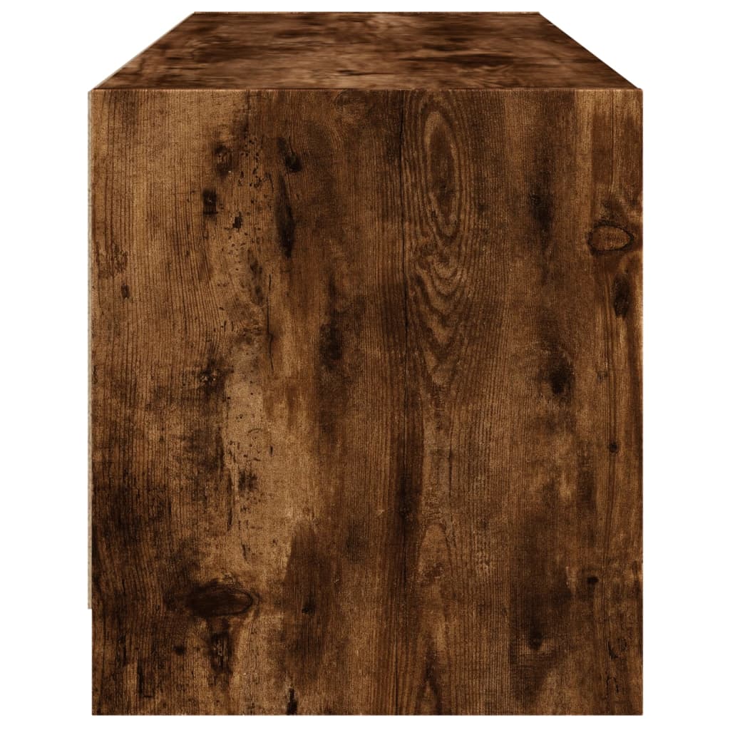 TV-Møbel Røkt EikTV-benk med dør 102x37x42 cm