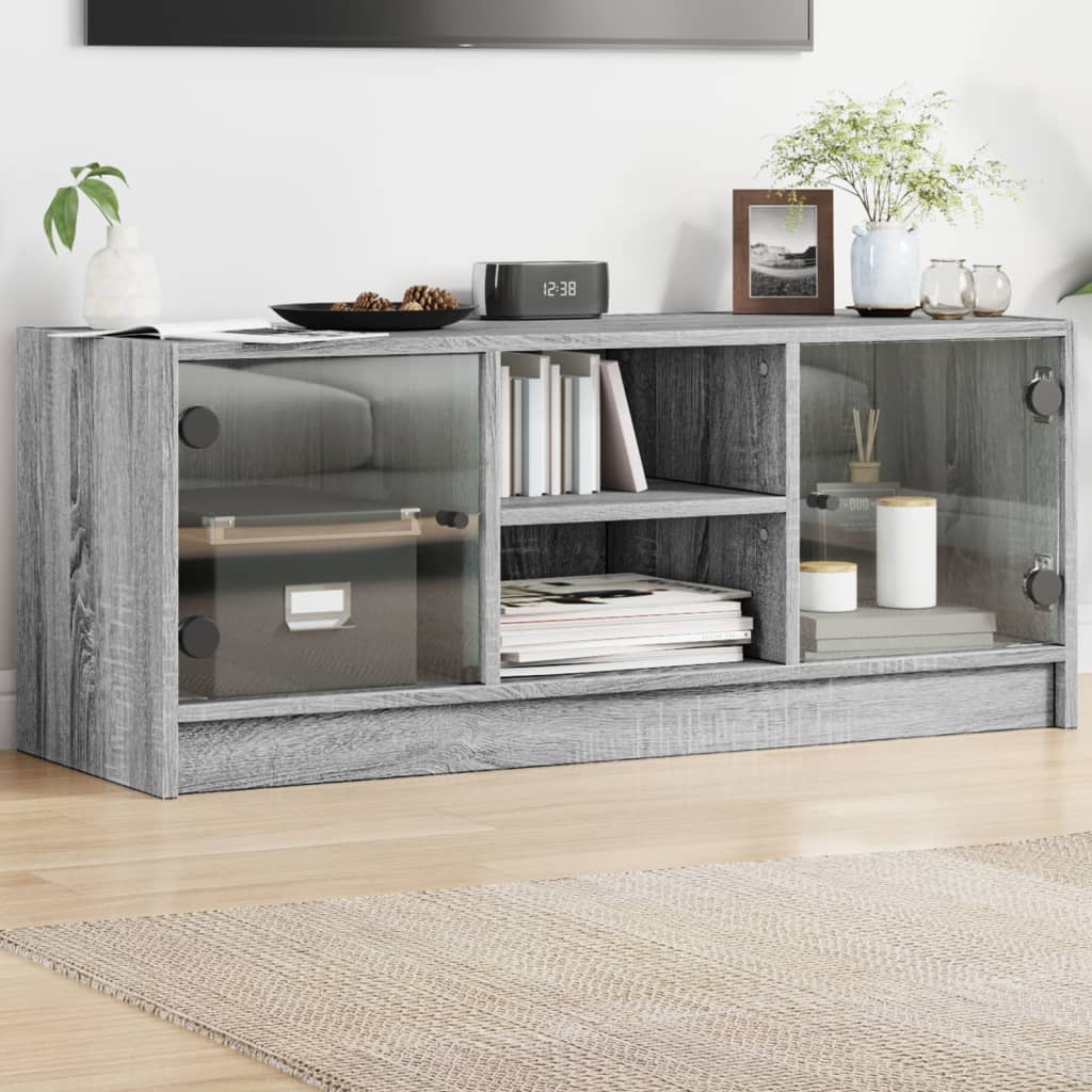 TV-Møbel Sonoma Grå TV-benk med dør 102x37x42 cm