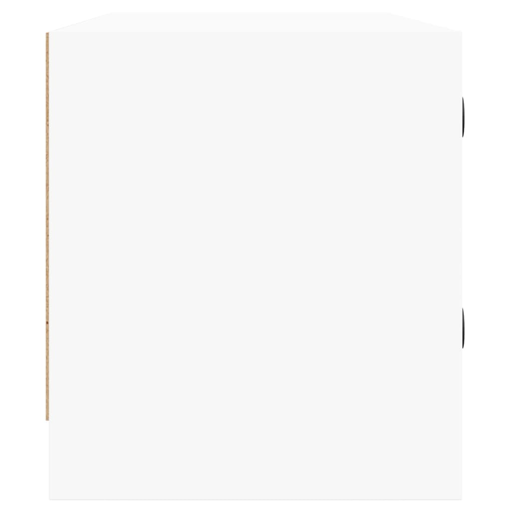 TV-Møbel Hvit TV-benk med dør 102x37x42 cm