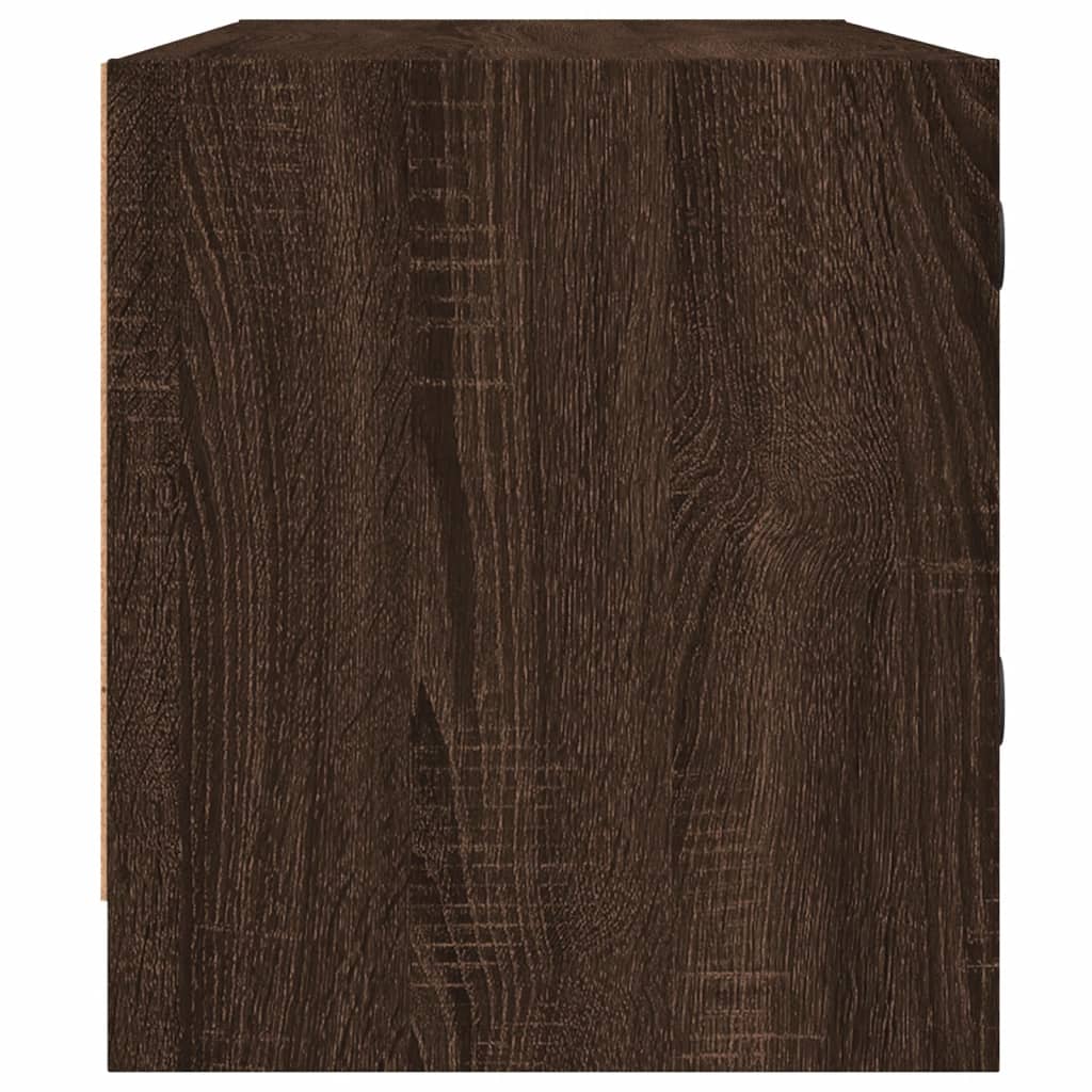 TV-Møbel Brun Eik TV-benk med dør 102x37x42 cm