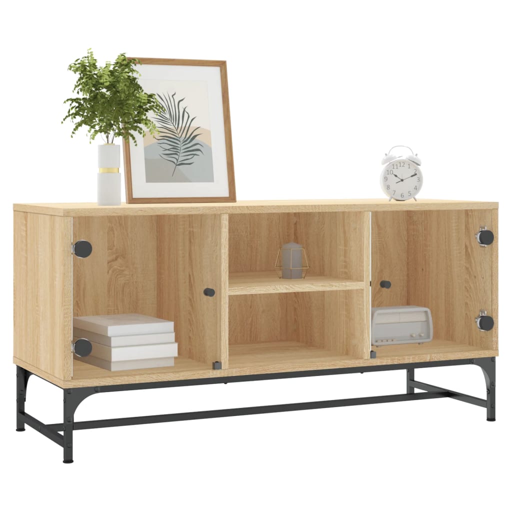 TV-Møbel Sonoma Eik TV-benk med dør 102x37x50 cm
