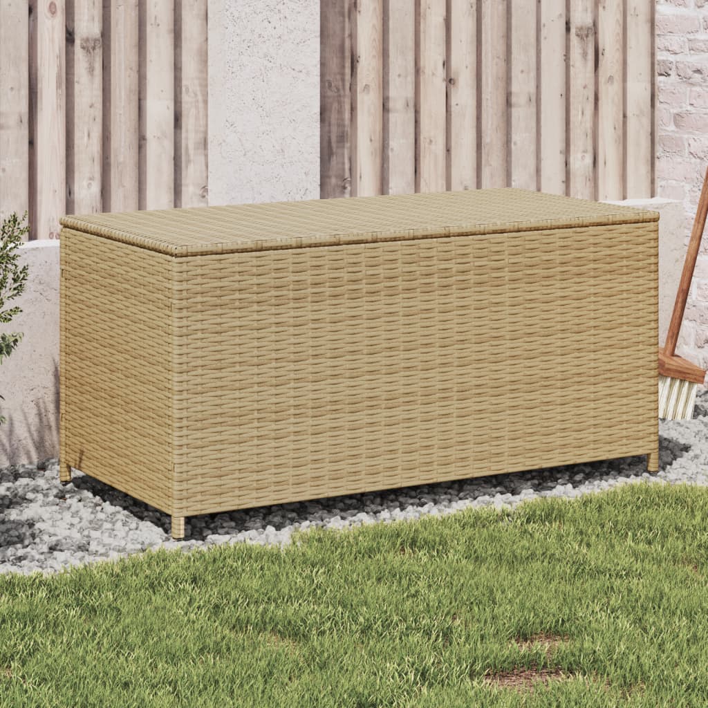 Putekasse Kunstrotting blandet beige 190L cm polyrotting