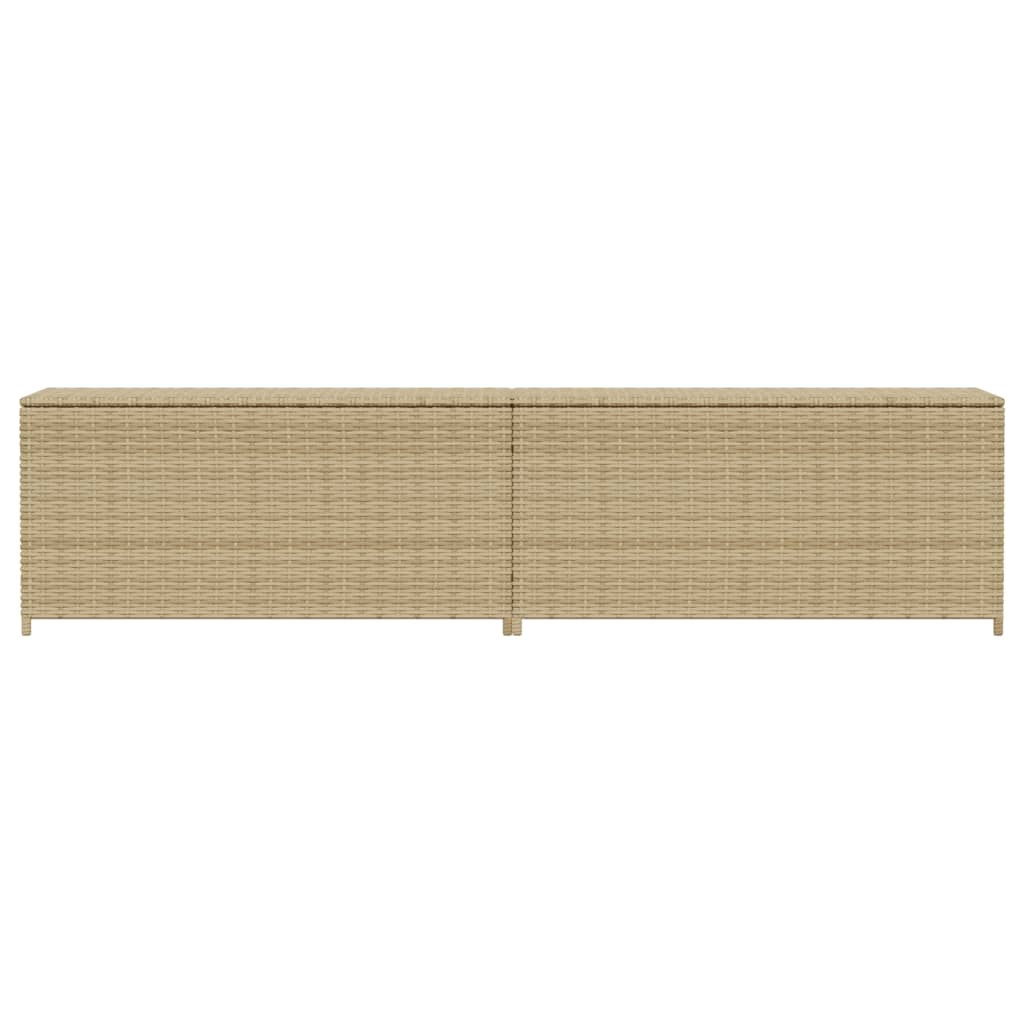 Putekasse Kunstrotting blandet beige 469L cm polyrotting