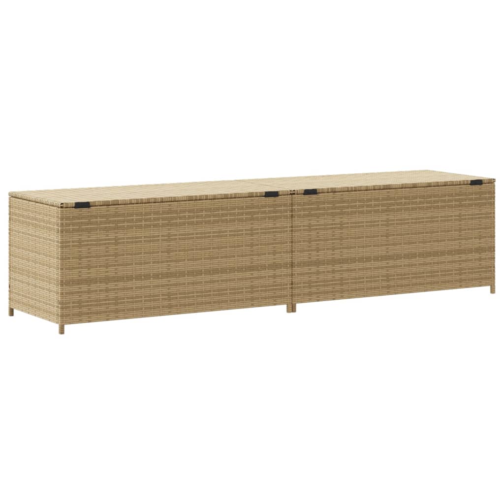 Putekasse Kunstrotting blandet beige 469L cm polyrotting