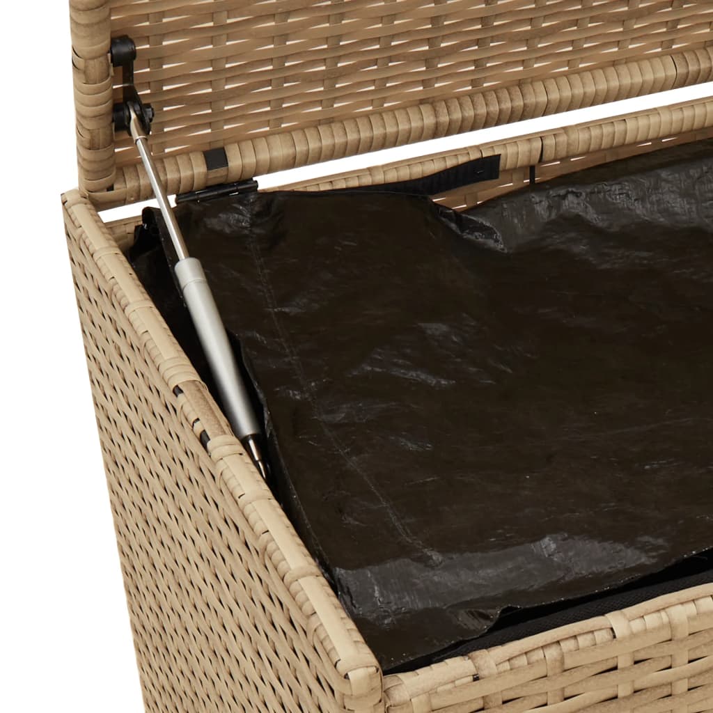 Putekasse Kunstrotting blandet beige 984L cm polyrotting