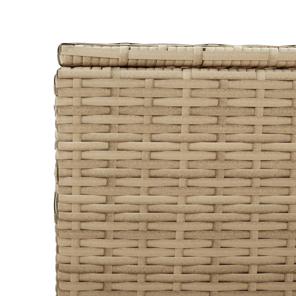 Putekasse Kunstrotting blandet beige 984L cm polyrotting