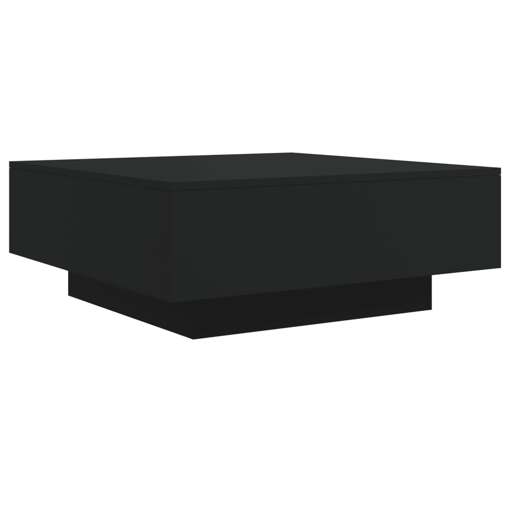 Salongbord Sofabord Svart 80x80x31 cm