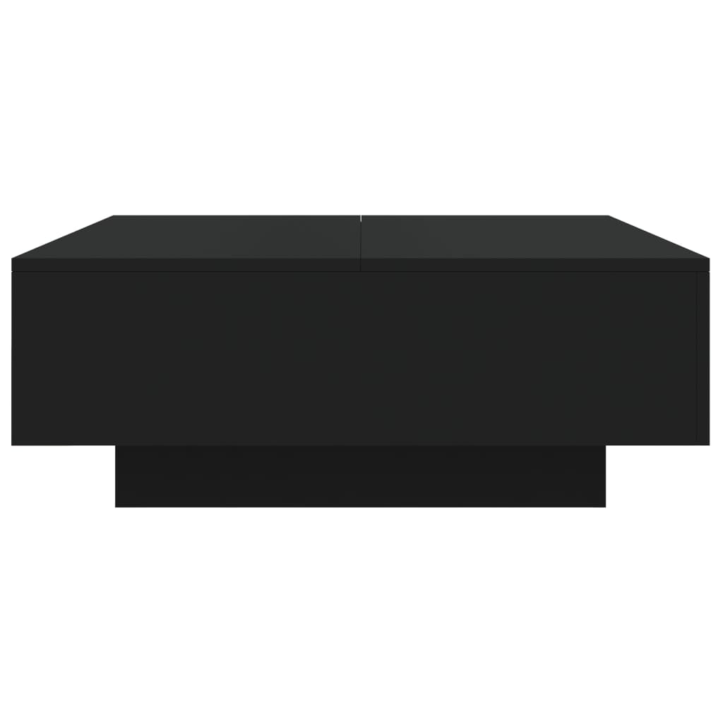 Salongbord Sofabord Svart 80x80x31 cm