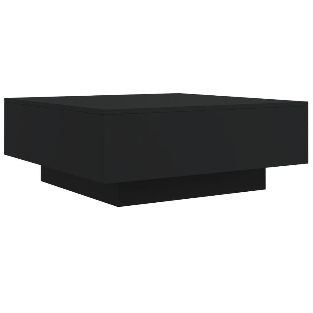 Salongbord Sofabord Svart 80x80x31 cm