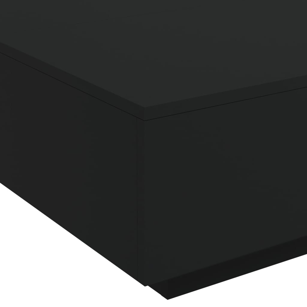 Salongbord Sofabord Svart 80x80x31 cm