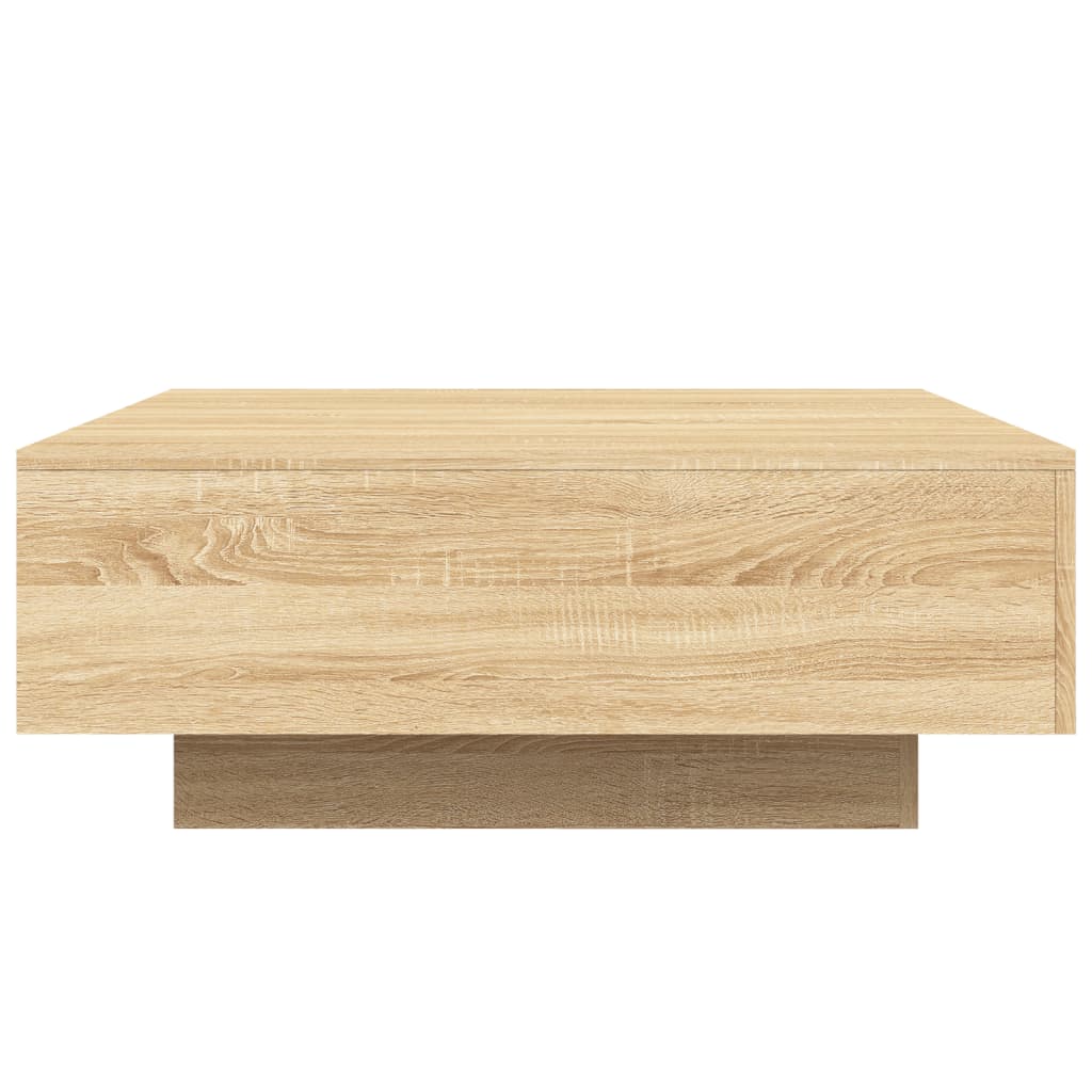 Salongbord Sofabord Sonoma Eik 80x80x31 cm
