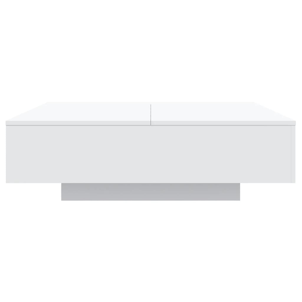 Salongbord Sofabord Hvit 100x100x31 cm